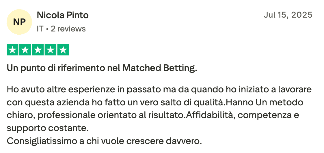 Recensione Trustpilot 14