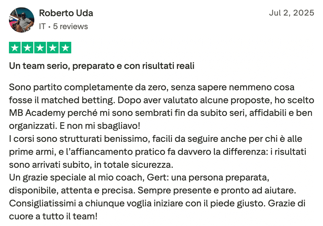 Recensione Trustpilot 16