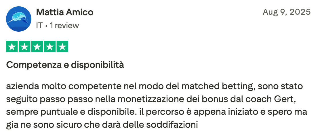 Recensione Trustpilot 13