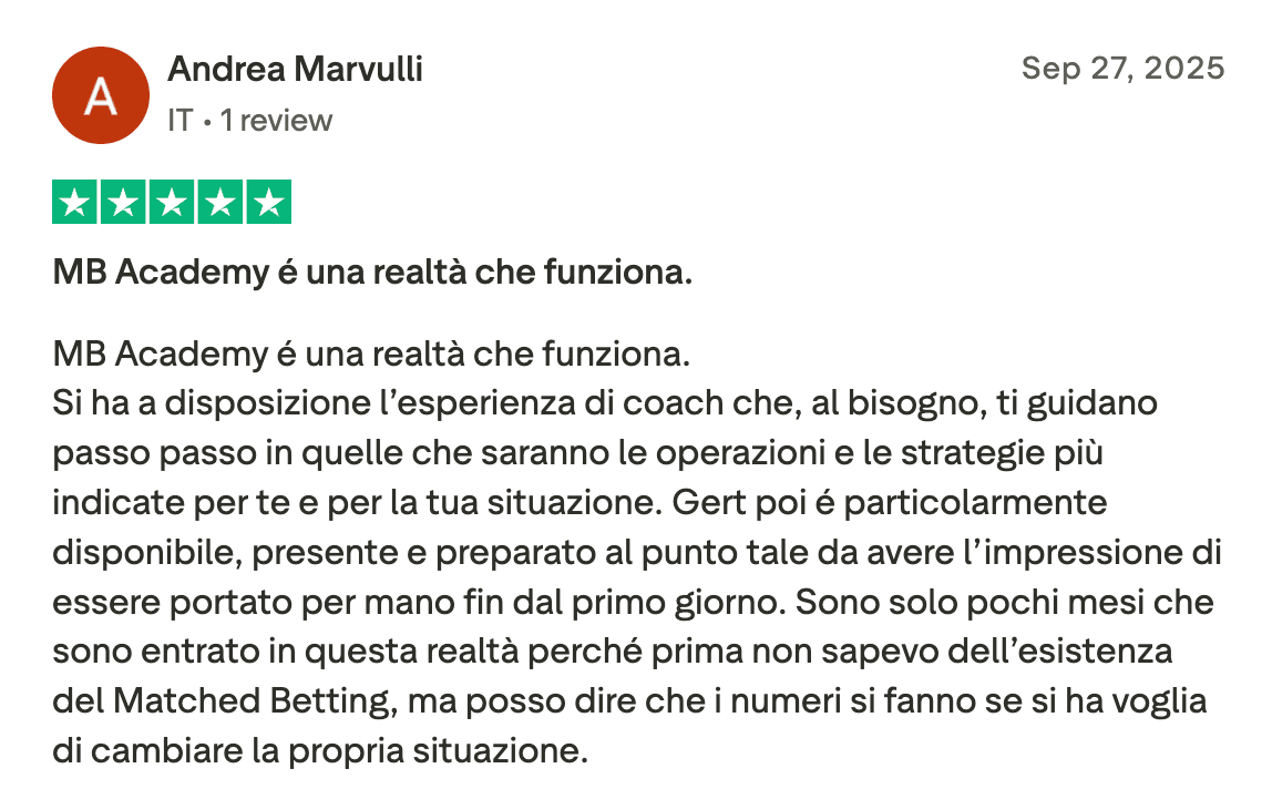Recensione Trustpilot 8